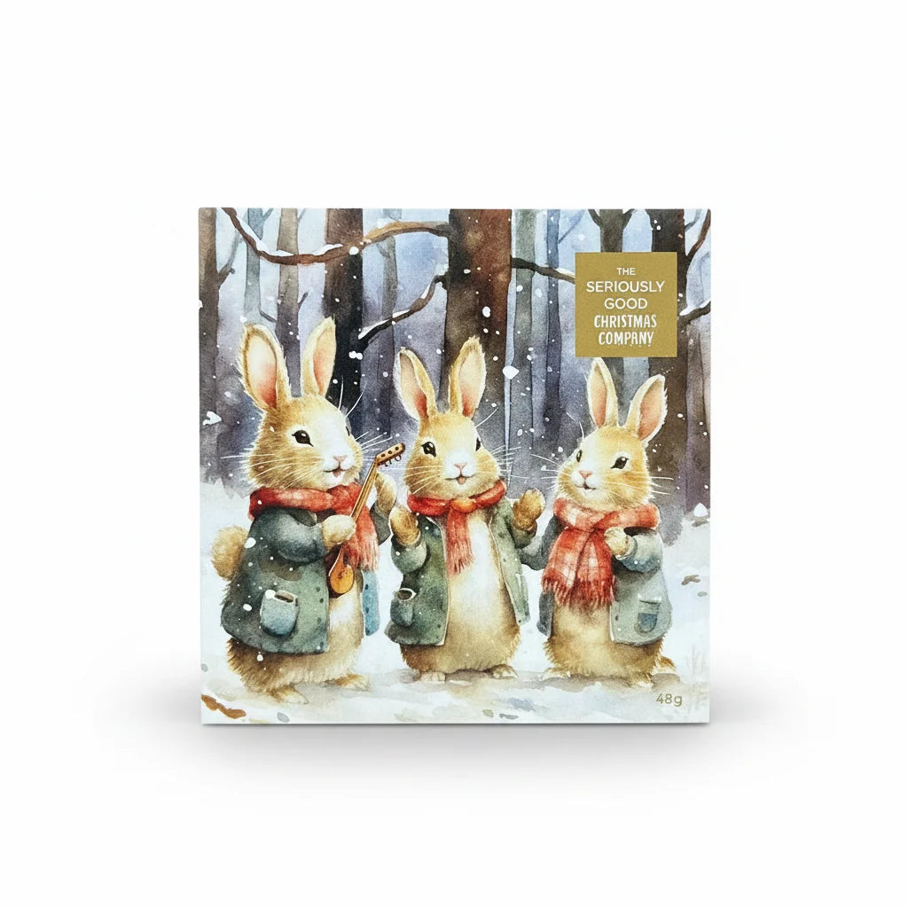 Vintage Christmas, Singing Bunnies Chocolate