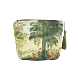 Vintage Velvet Zipped Bag