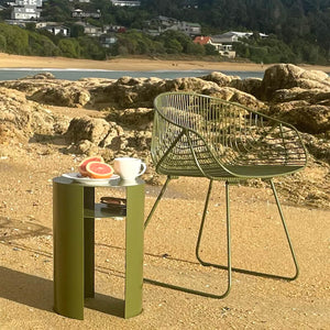 Waipuna Stainless Steel Side Table