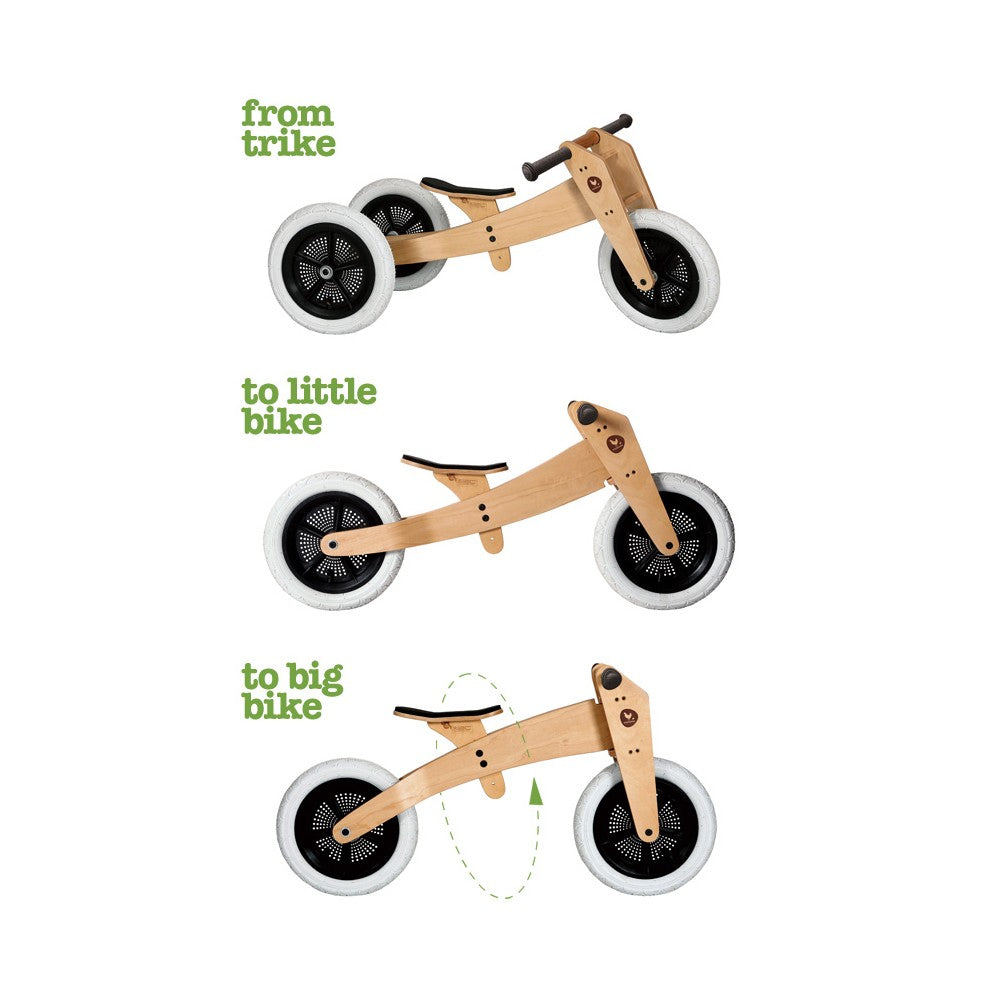Draisienne Wishbone Bike® 3 en 1 RE2 Gris argent Recyclé - ® l Draisienne Wishbone Bike® 3 en 1 RE2 Gris argent Recyclé - ® l