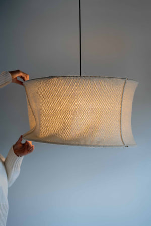 Wool Hoop Drum Pendant