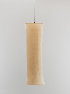 Wool Hoop Long Pendant