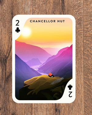 Backcountry Huts Playing Cards