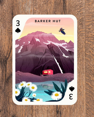 Backcountry Huts Playing Cards