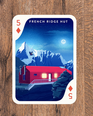 Backcountry Huts Playing Cards
