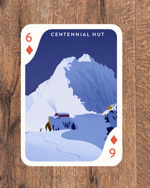 Backcountry Huts Playing Cards