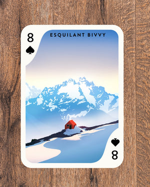 Backcountry Huts Playing Cards