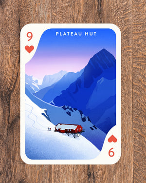 Backcountry Huts Playing Cards