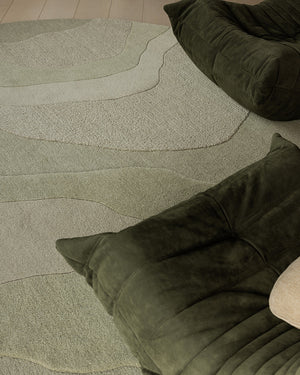 Edgewater 100% NZ Wool Round Floor Rug