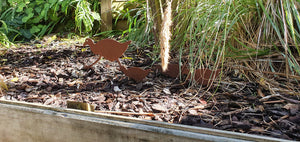 Pukeko Steel Outdoor Ornament