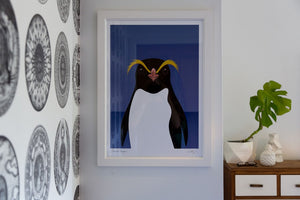 Cathy Hansby Print - Crested Penguin