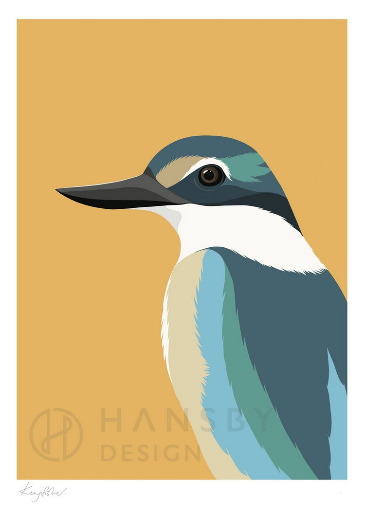 Cathy Hansby Print - Kingfisher