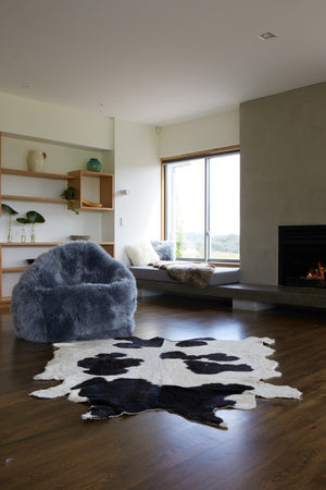 Classic NZ Long Wool Sheepskin Bean Bag