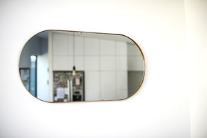 Outline Oval Wall Mirror