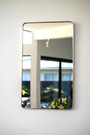 Outline Rectangle Wall Mirror