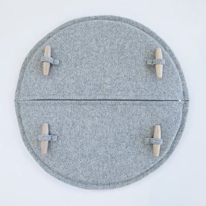 Round Wool Seat Pad