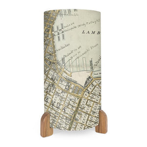 Vintage Map Table Lamp