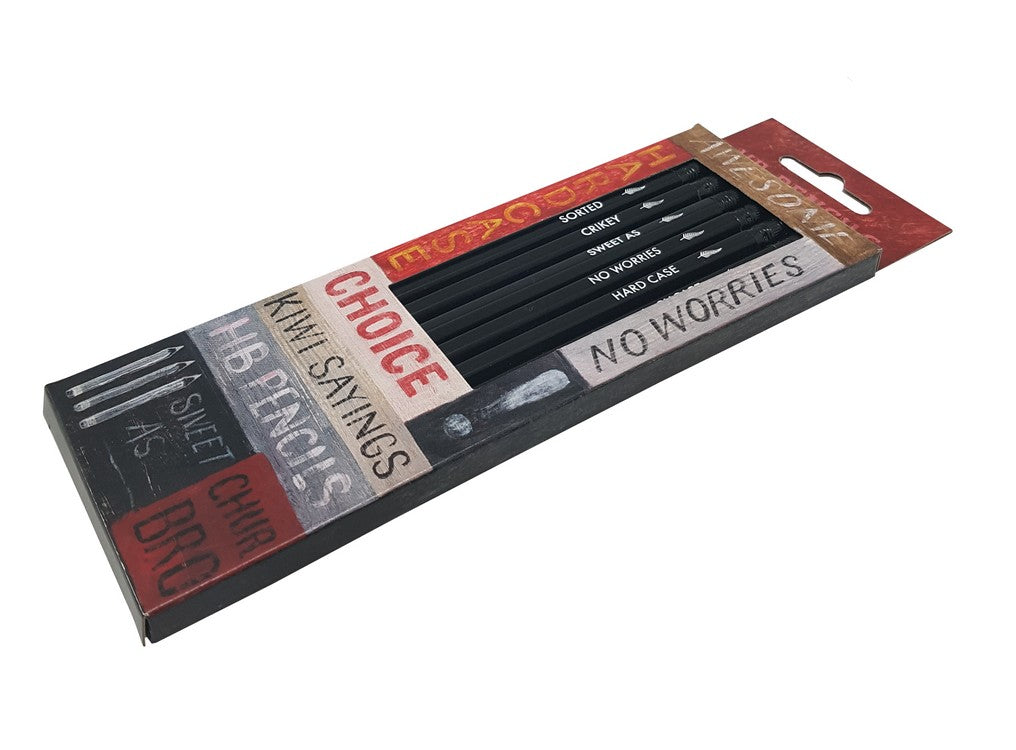 Wolfkamp & Stone 6 Pack Pencils