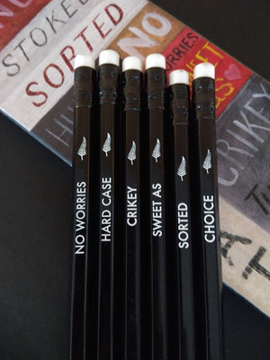 Wolfkamp & Stone 6 Pack Pencils
